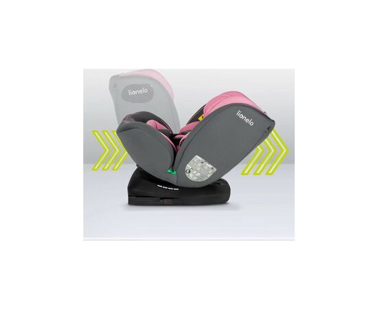 Автокресло Lionelo Bastiaan i-Size Pink Baby, розовое (LO-BASTIAAN I-SIZE PINK BABY), изображение 8 Автокресло Lionelo Bastiaan i-Size Pink Baby, розовое (LO-BASTIAAN I-SIZE PINK BABY), изображение 8