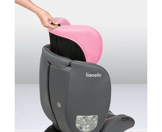 Автокресло Lionelo Bastiaan i-Size Pink Baby, розовое (LO-BASTIAAN I-SIZE PINK BABY), изображение 9 Автокресло Lionelo Bastiaan i-Size Pink Baby, розовое (LO-BASTIAAN I-SIZE PINK BABY), изображение 9