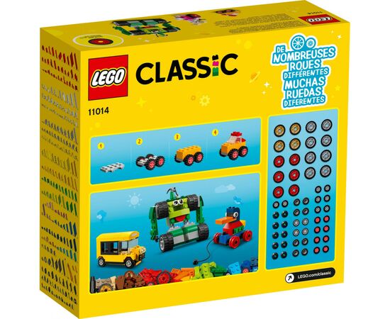 Конструктор LEGO Classic Кубики и колеса (11014), изображение 12 Конструктор LEGO Classic Кубики и колеса (11014), изображение 12