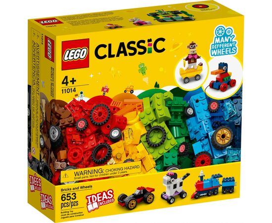 Конструктор LEGO Classic Кубики й колеса (11014)