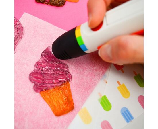 Стержень для 3D-ручки Polaroid Candy pen, круги, коричневый (40 шт) (PL-2510-00), изображение 2 Стержень для 3D-ручки Polaroid Candy pen, круги, коричневый (40 шт) (PL-2510-00), изображение 2