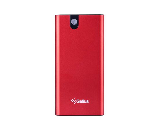 Батарея универсальная Gelius Pro Edge GP-PB10-013 10000mAh Red (00000078418), изображение 2 Батарея универсальная Gelius Pro Edge GP-PB10-013 10000mAh Red (00000078418), изображение 2