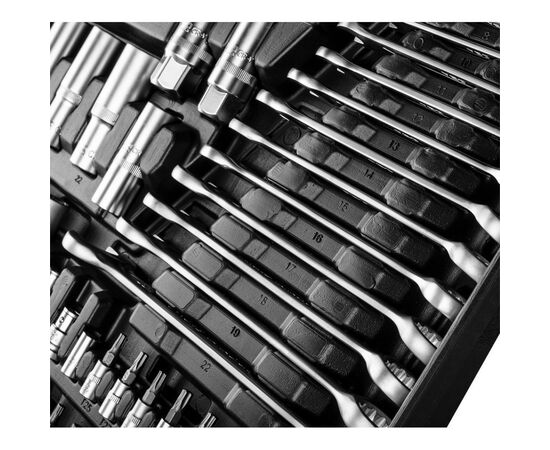 Набор инструментов Neo Tools 1/2", 3/8", 1/4", 216 шт. (10-216), изображение 5 Набор инструментов Neo Tools 1/2", 3/8", 1/4", 216 шт. (10-216), изображение 5