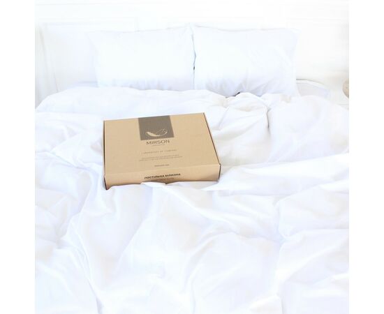Постільна білизна MirSon Ranforce Elite 11-2107 White 2х160х220 (2200004730639), зображення 3 Постільна білизна MirSon Ranforce Elite 11-2107 White 2х160х220 (2200004730639), зображення 3