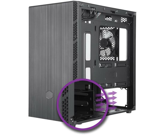 Корпус CoolerMaster MasterBox MB400L (MCB-B400L-KN5N-S00), изображение 4 Корпус CoolerMaster MasterBox MB400L (MCB-B400L-KN5N-S00), изображение 4