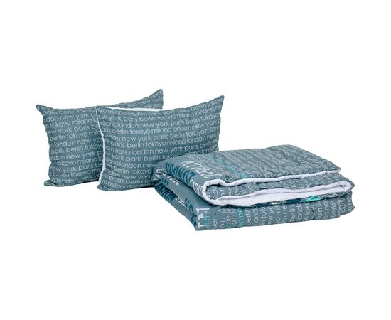 Ковдра MirSon Набір Tencel Зима №3699 Print Line Mabel (ковдра + 2 подушки середні) 140х205+2х50х70 (2200004821375)