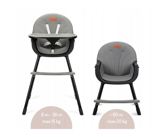 Стілець для годування MoMi Flovi black (KRKA00018), зображення 10