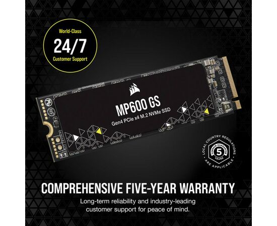 Накопитель SSD M.2 2280 500GB MP600GS Corsair (CSSD-F0500GBMP600GS), изображение 12 Накопитель SSD M.2 2280 500GB MP600GS Corsair (CSSD-F0500GBMP600GS), изображение 12