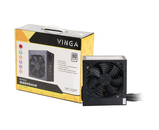 Блок питания Vinga 550W (VPS-550PV2), изображение 3 Блок питания Vinga 550W (VPS-550PV2), изображение 3