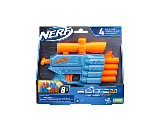 Игрушечное оружие Hasbro Nerf Элит 2.0 Prospect QS 4 (F4190), изображение 4 Игрушечное оружие Hasbro Nerf Элит 2.0 Prospect QS 4 (F4190), изображение 4