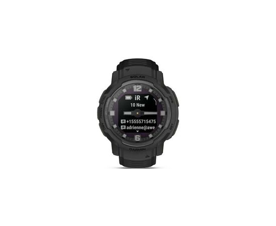 Смарт-годинник Garmin Instinct Crossover Solar, Tactical Edition, Black, GPS (010-02730-00), зображення 11 Смарт-годинник Garmin Instinct Crossover Solar, Tactical Edition, Black, GPS (010-02730-00), зображення 11