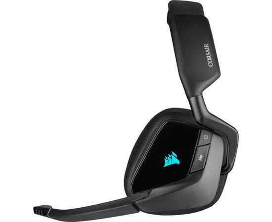Наушники Corsair Void RGB Elite Wireless Carbon (CA-9011201-EU), изображение 3 Наушники Corsair Void RGB Elite Wireless Carbon (CA-9011201-EU), изображение 3