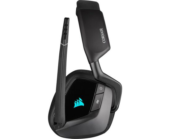 Наушники Corsair Void RGB Elite Wireless Carbon (CA-9011201-EU), изображение 4 Наушники Corsair Void RGB Elite Wireless Carbon (CA-9011201-EU), изображение 4