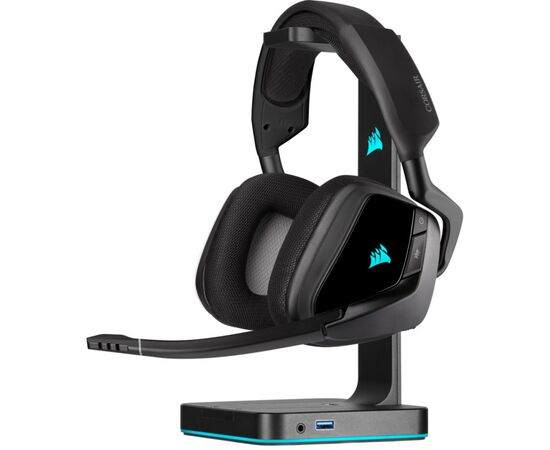 Наушники Corsair Void RGB Elite Wireless Carbon (CA-9011201-EU), изображение 9 Наушники Corsair Void RGB Elite Wireless Carbon (CA-9011201-EU), изображение 9