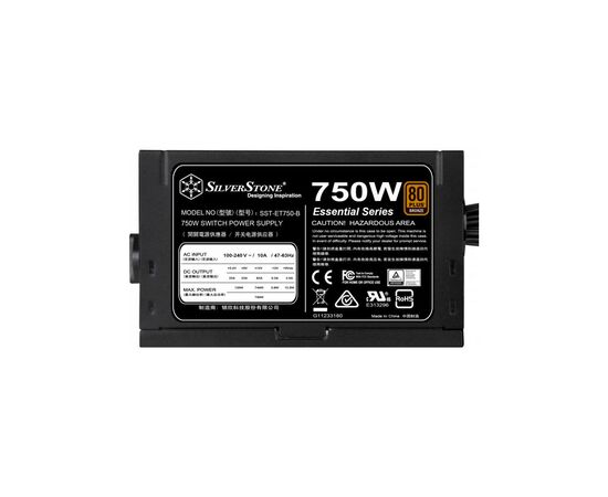 Блок питания Silver Stone 750W STRIDER (SST-ET750-B), изображение 3 Блок питания Silver Stone 750W STRIDER (SST-ET750-B), изображение 3