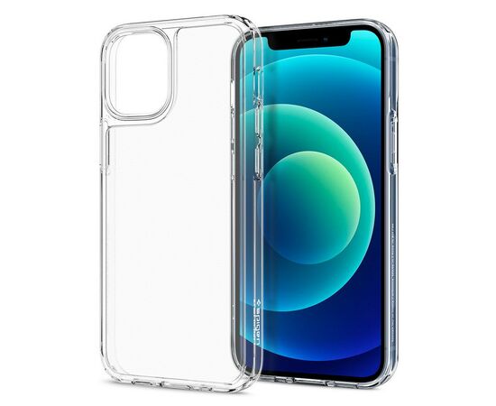 Чехол для моб. телефона Spigen iPhone 12 Mini Quartz Hybrid, Chrystal Clear (ACS01748), изображение 10 Чехол для моб. телефона Spigen iPhone 12 Mini Quartz Hybrid, Chrystal Clear (ACS01748), изображение 10