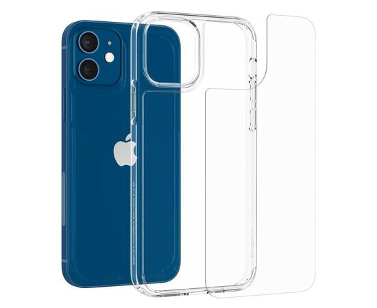 Чехол для моб. телефона Spigen iPhone 12 Mini Quartz Hybrid, Chrystal Clear (ACS01748), изображение 8 Чехол для моб. телефона Spigen iPhone 12 Mini Quartz Hybrid, Chrystal Clear (ACS01748), изображение 8