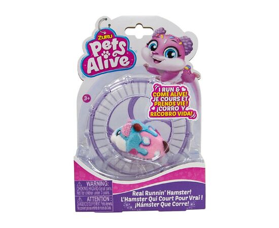 Интерактивная игрушка Pets & Robo Alive Хомячок Бабблс (9504-1), изображение 12 Интерактивная игрушка Pets & Robo Alive Хомячок Бабблс (9504-1), изображение 12