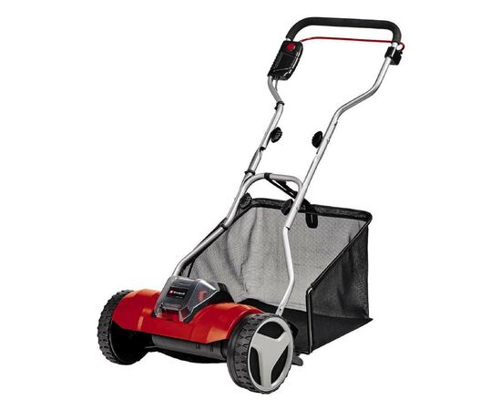 Газонокосилка Einhell GE-HM 18/38 Li-Solo, 18В, PXC, 38 см, 45 л, 14-38 мм, 10.5 кг (без АКБ и ЗУ) (3414200), изображение 2 Газонокосилка Einhell GE-HM 18/38 Li-Solo, 18В, PXC, 38 см, 45 л, 14-38 мм, 10.5 кг (без АКБ и ЗУ) (3414200), изображение 2