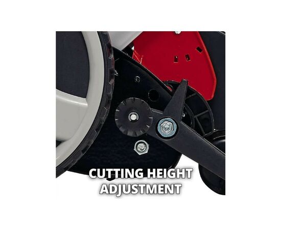 Газонокосилка Einhell GE-HM 18/38 Li-Solo, 18В, PXC, 38 см, 45 л, 14-38 мм, 10.5 кг (без АКБ и ЗУ) (3414200), изображение 5 Газонокосилка Einhell GE-HM 18/38 Li-Solo, 18В, PXC, 38 см, 45 л, 14-38 мм, 10.5 кг (без АКБ и ЗУ) (3414200), изображение 5