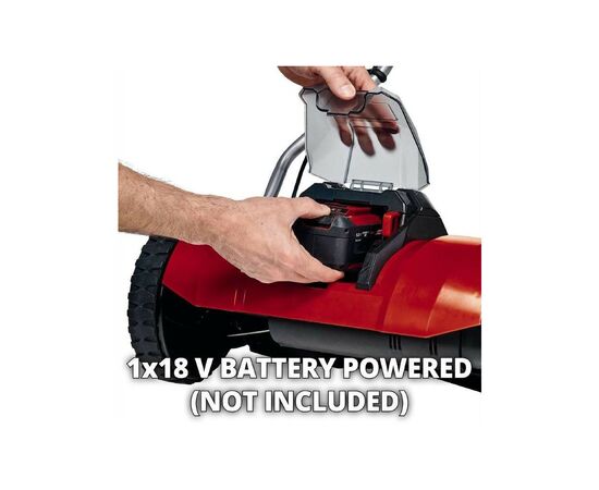 Газонокосилка Einhell GE-HM 18/38 Li-Solo, 18В, PXC, 38 см, 45 л, 14-38 мм, 10.5 кг (без АКБ и ЗУ) (3414200), изображение 8 Газонокосилка Einhell GE-HM 18/38 Li-Solo, 18В, PXC, 38 см, 45 л, 14-38 мм, 10.5 кг (без АКБ и ЗУ) (3414200), изображение 8