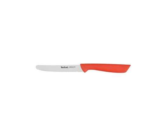 Кухонный нож Tefal ColorFood зубчастий 10 см Помаранчевий (K2730304), изображение 3 Кухонный нож Tefal ColorFood зубчастий 10 см Помаранчевий (K2730304), изображение 3