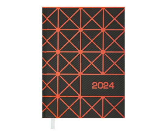 Тижневик Buromax датований 2024 LINEA A5 помаранчевий (BM.2151-11)