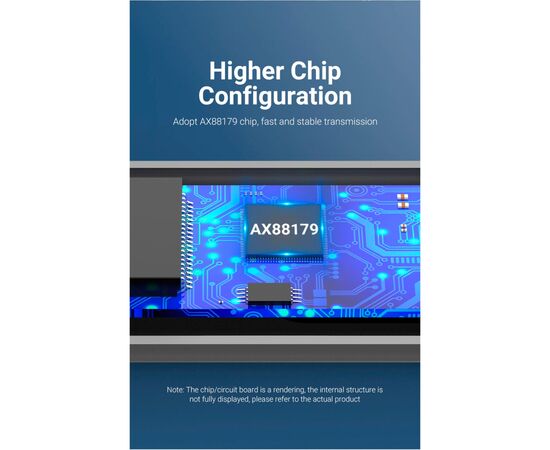 Переходник USB 3.0 to Ethernet RJ45 1000Mb Aluminum black Vention (CEWHB), изображение 11 Переходник USB 3.0 to Ethernet RJ45 1000Mb Aluminum black Vention (CEWHB), изображение 11