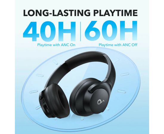 Наушники Anker SoundСore Q20i Black (A3004G11), изображение 9 Наушники Anker SoundСore Q20i Black (A3004G11), изображение 9