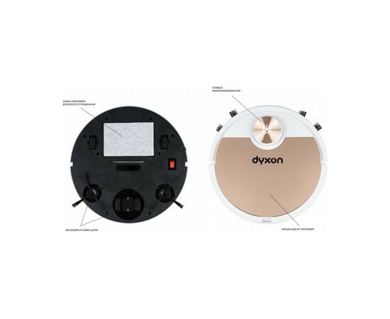 Пилосос DYXON MEGAVAC 3000 white-bronze, зображення 5 Пилосос DYXON MEGAVAC 3000 white-bronze, зображення 5