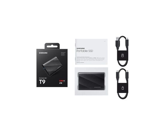Накопитель SSD USB 3.2 4TB T9 Samsung (MU-PG4T0B/EU), изображение 12 Накопитель SSD USB 3.2 4TB T9 Samsung (MU-PG4T0B/EU), изображение 12