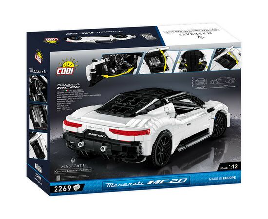 Конструктор Cobi Мазерати MC20 1:12, 2269 деталей (COBI-24335), изображение 2