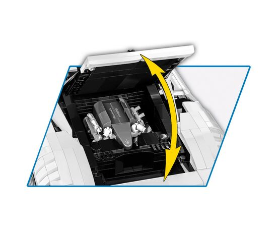 Конструктор Cobi Мазерати MC20 1:12, 2269 деталей (COBI-24335), изображение 7