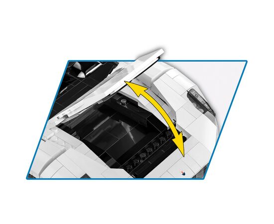 Конструктор Cobi Мазерати MC20 1:12, 2269 деталей (COBI-24335), изображение 8