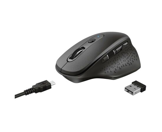 Мышка Trust Ozaa Rechargeable Black (23812), изображение 6 Мышка Trust Ozaa Rechargeable Black (23812), изображение 6