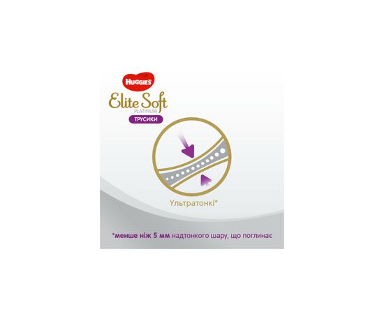 Подгузник Huggies Elite Soft Platinum Mega 3 (6-10 кг) 58 шт (5029053548814), изображение 5 Подгузник Huggies Elite Soft Platinum Mega 3 (6-10 кг) 58 шт (5029053548814), изображение 5