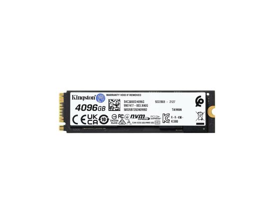 Накопитель SSD M.2 2280 4TB Kingston (SKC3000D/4096G), изображение 3 Накопитель SSD M.2 2280 4TB Kingston (SKC3000D/4096G), изображение 3