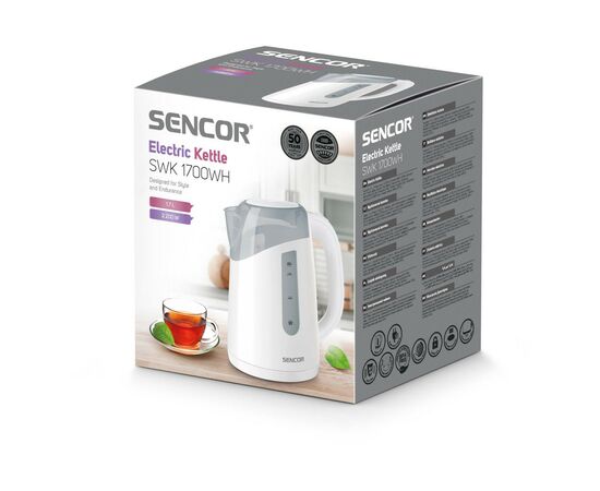 Электрочайник Sencor SWK1700WH, изображение 12 Электрочайник Sencor SWK1700WH, изображение 12