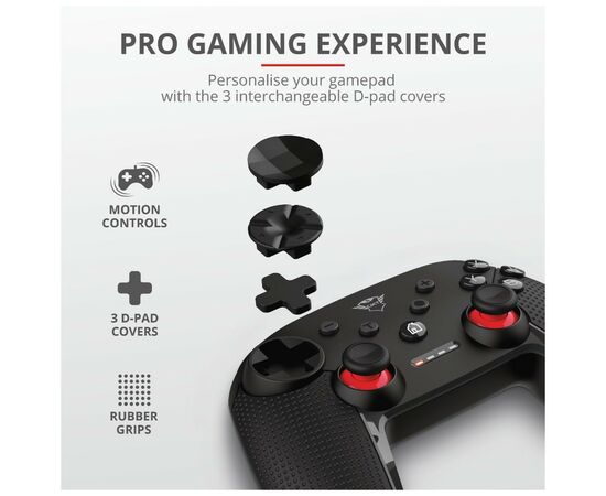 Геймпад Trust GXT 1230 MUTA Bluetooth Black (23579), изображение 10 Геймпад Trust GXT 1230 MUTA Bluetooth Black (23579), изображение 10