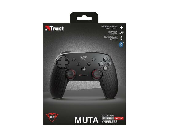 Геймпад Trust GXT 1230 MUTA Bluetooth Black (23579), изображение 12 Геймпад Trust GXT 1230 MUTA Bluetooth Black (23579), изображение 12