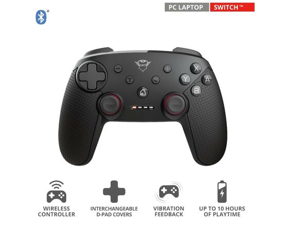 Геймпад Trust GXT 1230 MUTA Bluetooth Black (23579), изображение 4 Геймпад Trust GXT 1230 MUTA Bluetooth Black (23579), изображение 4