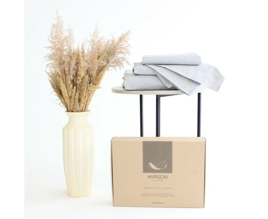 Постільна білизна MirSon Ranforce Elite 16-5703 Light Gray 2х160х220 (2200004730813), зображення 7 Постільна білизна MirSon Ranforce Elite 16-5703 Light Gray 2х160х220 (2200004730813), зображення 7