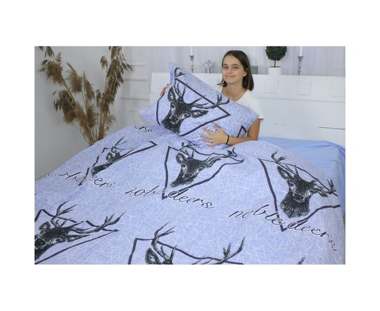 Постільна білизна MirSon Бязь Ranforce Elite 17-0514 Noble deers Сімейний 160x220 (2200004733418), зображення 2 Постільна білизна MirSon Бязь Ranforce Elite 17-0514 Noble deers Сімейний 160x220 (2200004733418), зображення 2