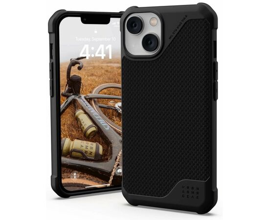 Чехол для моб. телефона Uag Apple iPhone 14 Metropolis LT Magsafe, Kevlar Black (114048113940), изображение 11