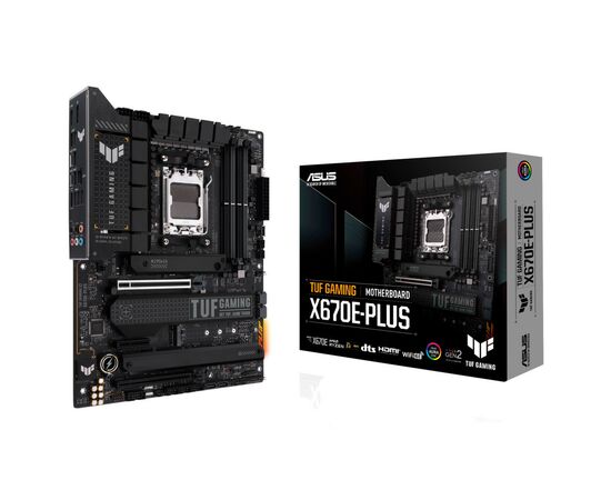 Материнська плата ASUS TUF GAMING X670E-PLUS, зображення 2 Материнська плата ASUS TUF GAMING X670E-PLUS, зображення 2