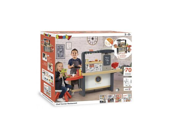 Игровой набор Smoby Интерактивный ресторан-кухня У Шефа (312307), изображение 4 Игровой набор Smoby Интерактивный ресторан-кухня У Шефа (312307), изображение 4