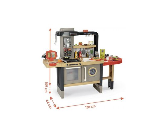 Игровой набор Smoby Интерактивный ресторан-кухня У Шефа (312307), изображение 6 Игровой набор Smoby Интерактивный ресторан-кухня У Шефа (312307), изображение 6