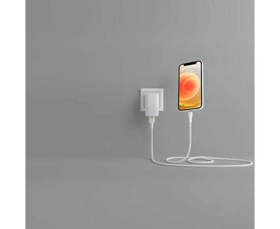 Дата кабель USB 2.0 AM to Lightning 1.0m white Belkin (CAA010BT1MWH), изображение 3 Дата кабель USB 2.0 AM to Lightning 1.0m white Belkin (CAA010BT1MWH), изображение 3