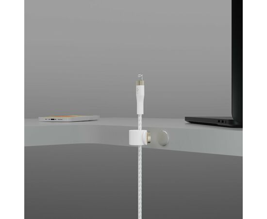 Дата кабель USB 2.0 AM to Lightning 1.0m white Belkin (CAA010BT1MWH), изображение 4 Дата кабель USB 2.0 AM to Lightning 1.0m white Belkin (CAA010BT1MWH), изображение 4