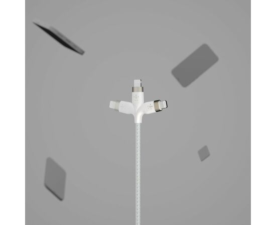Дата кабель USB 2.0 AM to Lightning 1.0m white Belkin (CAA010BT1MWH), изображение 9 Дата кабель USB 2.0 AM to Lightning 1.0m white Belkin (CAA010BT1MWH), изображение 9